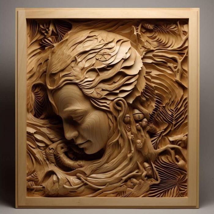 نموذج ثلاثي الأبعاد لآلة CNC 3D Art 